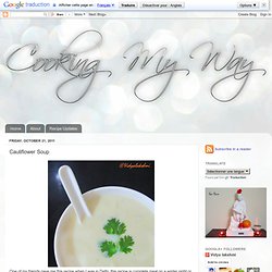 Cauliflower Soup