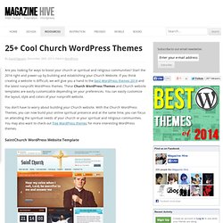 25+ Cool Church WordPress Themes
