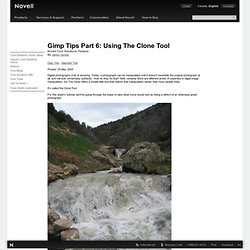 Gimp Tips Part 6: Using The Clone Tool