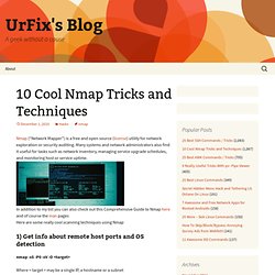 10 Cool Ways to Use Nmap