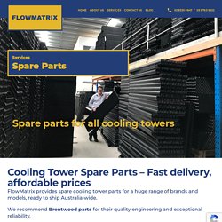 Spare Parts for all Cooling Tower Brands