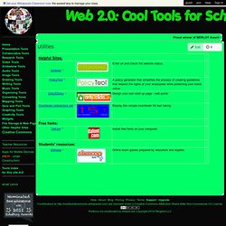 cooltoolsforschools.wikispaces