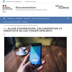 Allier coopération, collaboration et créativité au CDI (TraAM 2016-2017)