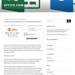 Cooperation Hacks from Genuine Groups – Office.com/setup