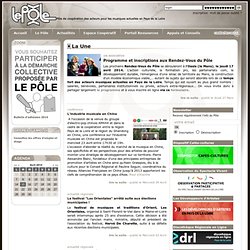 Le Pôle - Pays de la Loire - Pôle de coopération des acteurs pour les musiques actuelles en Pays de la Loire