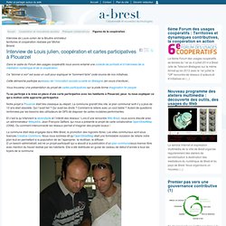 Interview de Louis julien, coopération et cartes participatives à Plouarzel