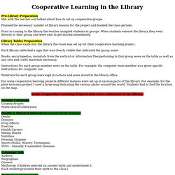 Cooperative Learning in the Library