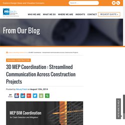 3D MEP Coordination : Streamlined Communication Across Construction Projects