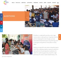 Coordinators for Auditions in Delhi, India