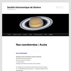Société Astronomique de Genève