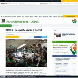COP21 : la société civile à l’affût