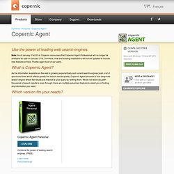 Agent - More Than a Simple Web Search Engine