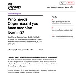 Who needs Copernicus if you have machine learning?