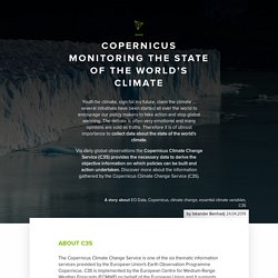 Copernicus monitoring the state of the world’s climate
