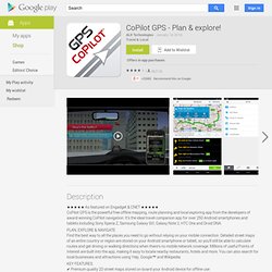 CoPilot GPS - Free on-board maps & directions
