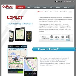 CoPilot Live - Your Best way to Navigate