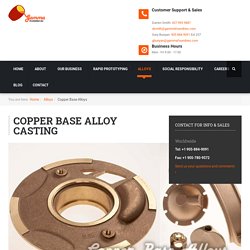 Gamma Foundries - Offer Best Copper Base Alloy Casting Services