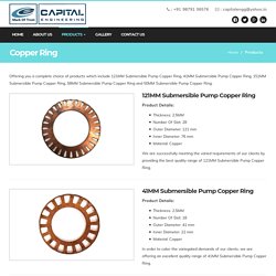 Copper Ring for Submarsible Pump in Ahmedabad