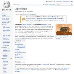 Coprophagia