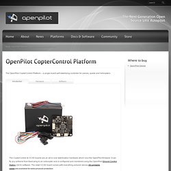 CopterControl Platform - OpenPilot.org - The Next Generation Open Source UAV Autopilot