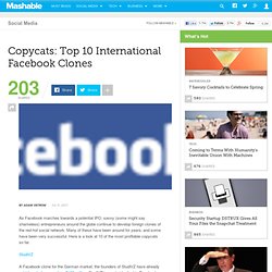 Copycats: Top 10 International Facebook Clones