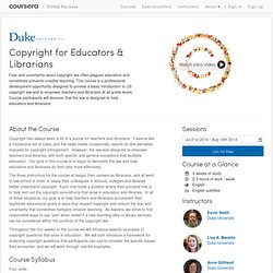 Copyright for Educators & Librarians