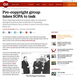 Pro-copyright group takes SOPA to task