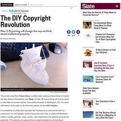 3-D printing, copyright, and intellectual property