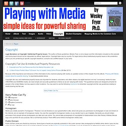Copyright - Playing with Media