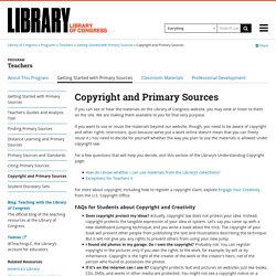   Getting Started with Primary Sources  