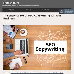 The Importance of SEO Copywriting for Your Business