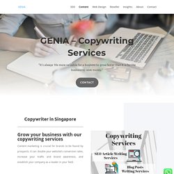 Copywriting Agency Singapore