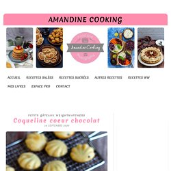 Coqueline coeur chocolat - Amandine Cooking