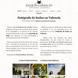 Tarifas reportaje de boda - Precios boda videos de boda en Valencia