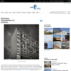 AD Classics: Corbusierhaus / Le Corbusier
