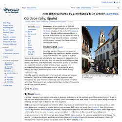 Cordoba travel guide