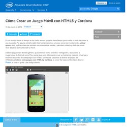 Cómo Crear un Juego Móvil con HTML5 y Cordova