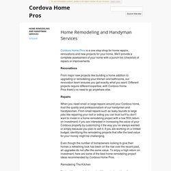 Cordova Home Pros