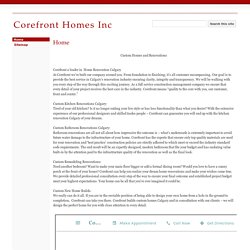 Corefront Homes Inc
