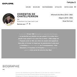 Corentin de Chatelperron - We Explore