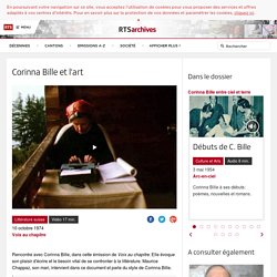 Corinna Bille et l'art - rts.ch - archives - télévision - culture - voix au chapitre
