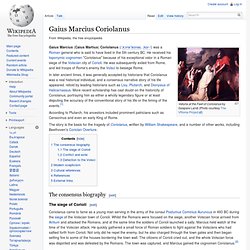 Gaius Marcius Coriolanus
