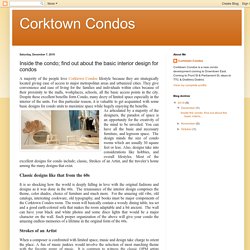 Corktown Condos: Inside the condo; find out about the basic interior design for condos