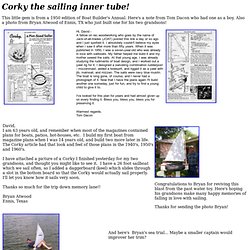 Corky the sailing inner tube