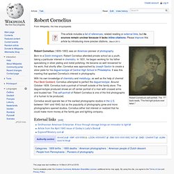 Robert Cornelius