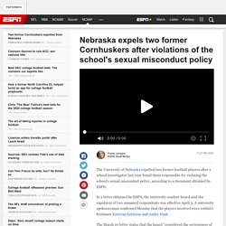 Nebraska expels two former Cornhuskers after violations of the school's sexual misconduct policy - Latest Covid 19 Corona Virus News, Corona Updates and Deals
