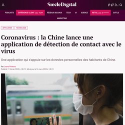 Coronavirus : la Chine lance une application de détection de contact avec le virus
