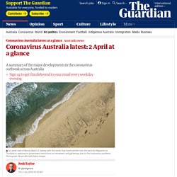 Coronavirus Australia latest: 2 April at a glance