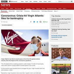 Coronavirus: Crisis-hit Virgin Atlantic files for bankruptcy