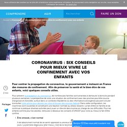 Coronavirus : six conseils pour mieux vivre le confinement avec vos enfants